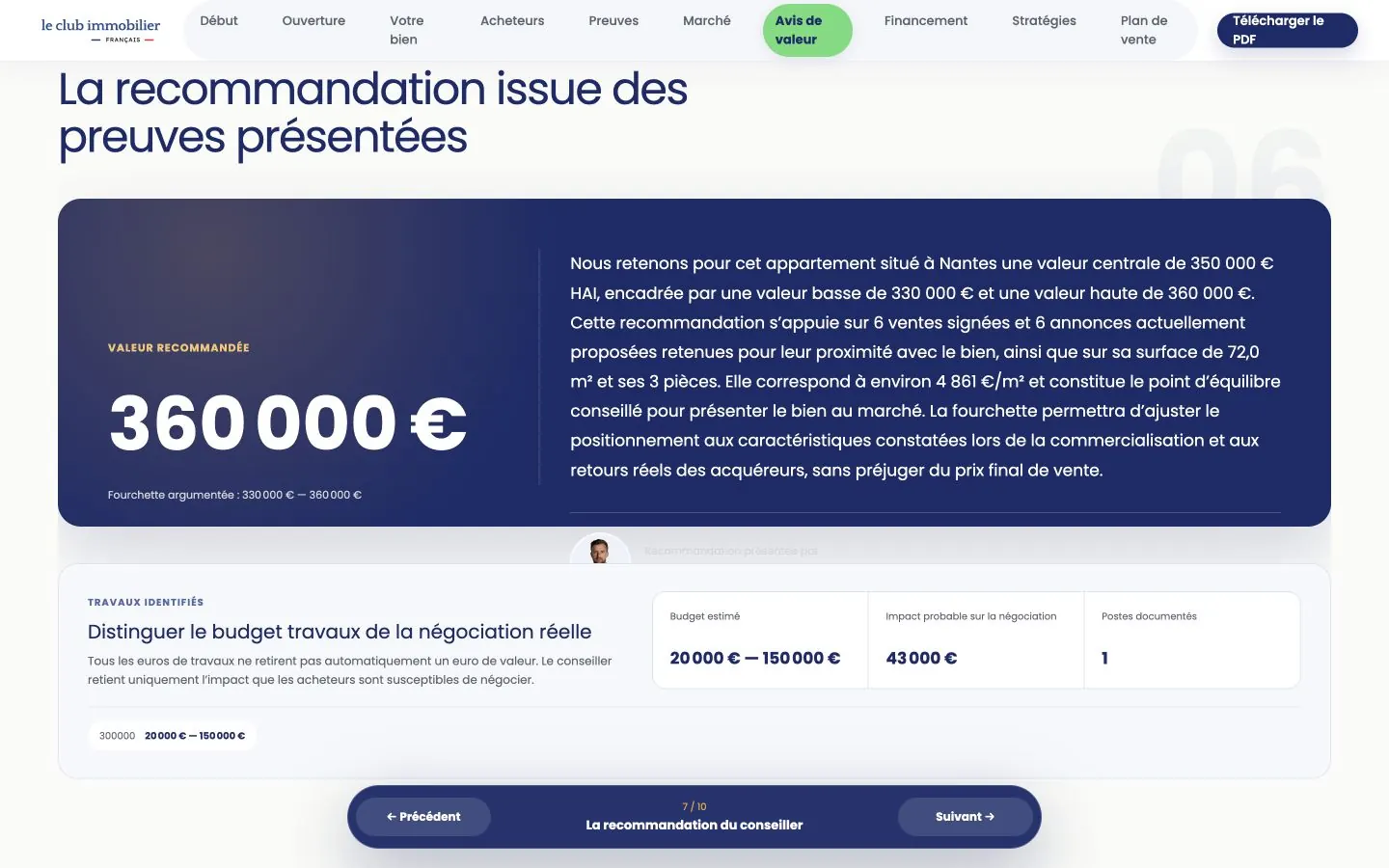 La recommandation