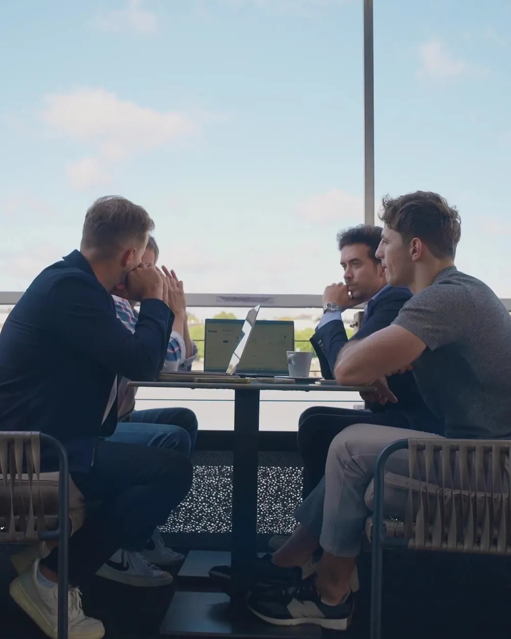 Les professionnels du club réunis